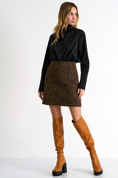 Shan Margot High waist wool skirt
